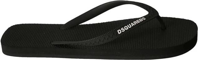 Dsquared2 Zwarte Sandalen voor Mannen Black Heren