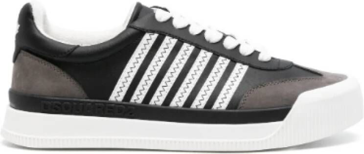 Dsquared2 Zwarte Sneakers met Logo Detailing Multicolor Heren