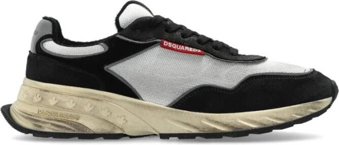 Dsquared2 Zwarte Sneakers voor Mannen Black Heren