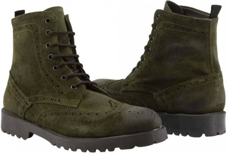 Duca di Morrone Ankle Boots Groen Heren