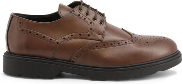 Duca di Morrone Bruin leren veterschoenen herfst winter mannen Brown Heren