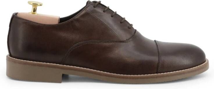 Duca di Morrone Bruin leren veterschoenen lente zomer heren Brown Heren