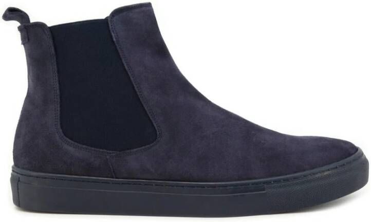 Duca di Morrone Chelsea Boots Blue Heren