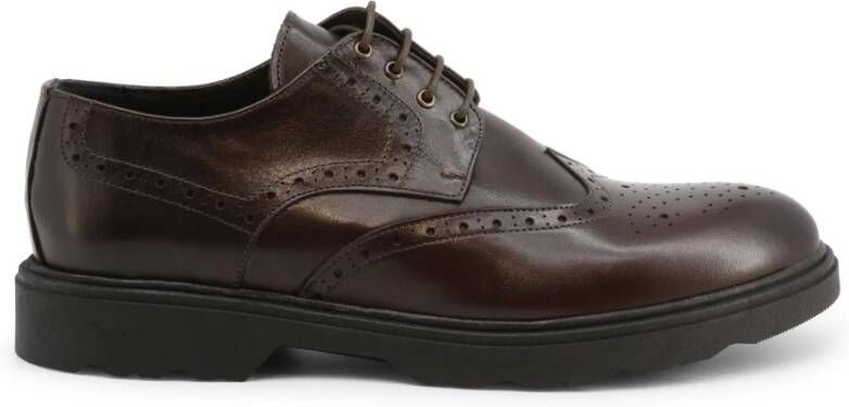 Duca di Morrone Dante Leren Schoenen Donkerbruin Brown Heren