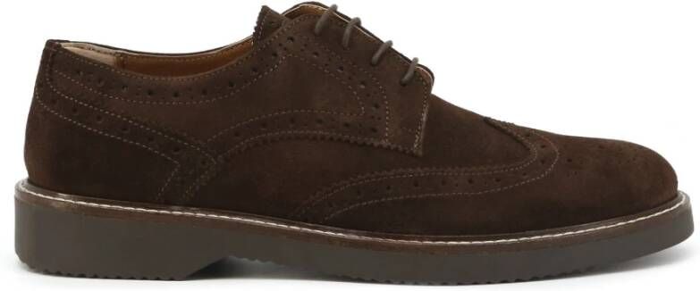 Duca di Morrone Enrico Suède Veterschoenen Bruin Brown Heren