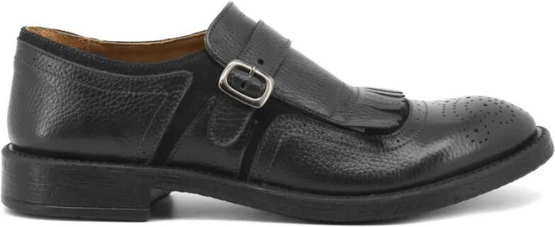 Duca di Morrone Heren Lage Top Loafers Black Heren