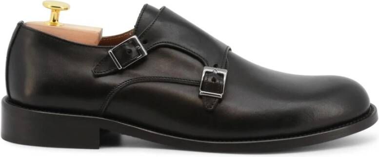 Duca di Morrone Heren Platte Loafers Black Heren