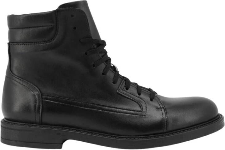 Duca di Morrone Men's Ankle Boots Zwart Heren