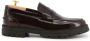 Duca di Morrone Leren Bordeaux Heren Loafers Red Heren - Thumbnail 1