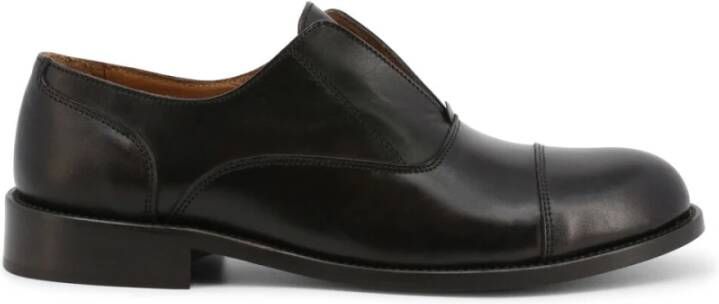 Duca di Morrone Leren lage schoenen lente zomer collectie Black Heren