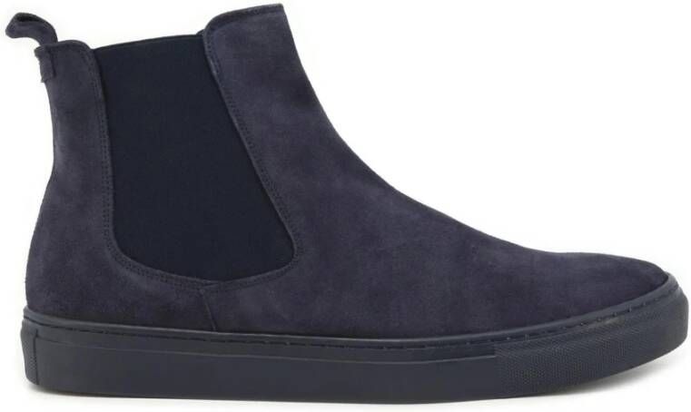 Duca di Morrone Men's Ankle Boots Blauw Heren