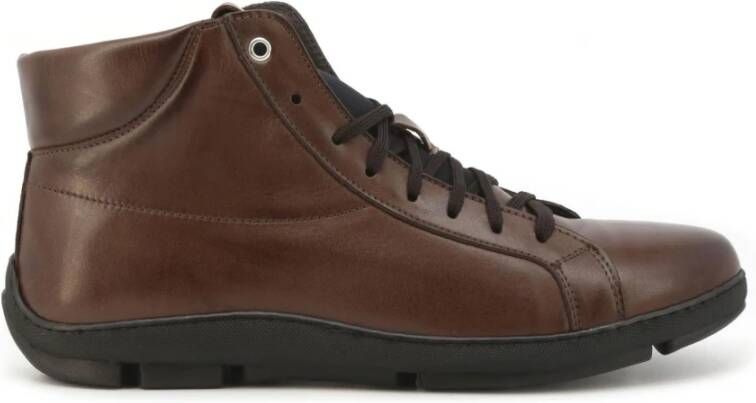 Duca di Morrone Men's Ankle Boots Bruin Heren