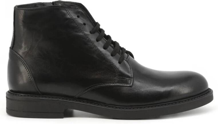 Duca di Morrone Men's Ankle Boots Zwart Heren