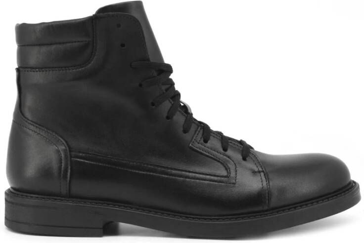 Duca di Morrone Men's Ankle Boots Zwart Heren