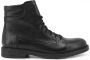 Duca di Morrone Men's Ankle Boots Zwart Heren - Thumbnail 4