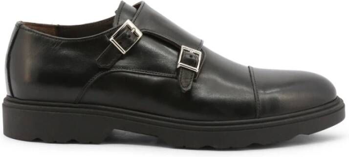 Duca di Morrone Platte Veterschoenen Black Heren