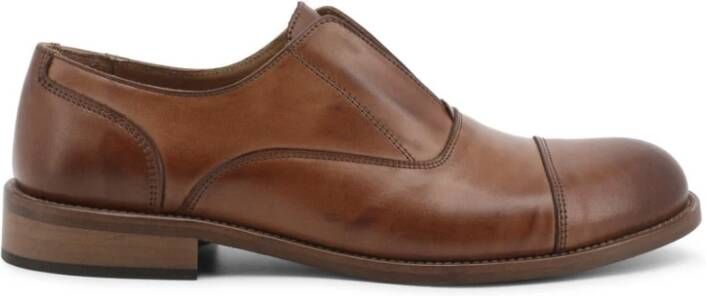 Duca di Morrone Stijlvolle Leren Business Schoenen Brown Heren