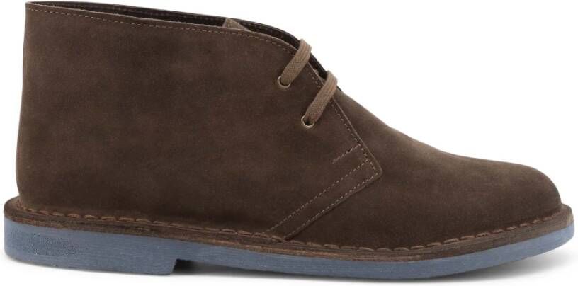 Duca di Morrone Yari Suède Veterschoenen Bruin Brown Heren