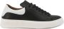 Duca di Morrone Zwarte leren sneakers Herfst Winter Collectie Black Heren - Thumbnail 1