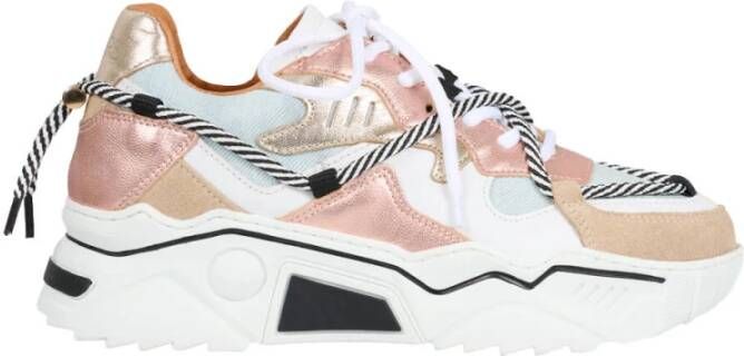 Dwrs Jupiter Rose Jeans Sneakers Multicolor Dames