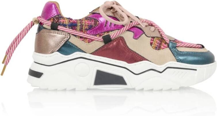 Dwrs Jupiter Tweed Sneakers Multicolor Dames