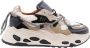 DWRS LABEL Saturnus teddy sneakers Zwart Leer Lage sneakers Dames - Thumbnail 2