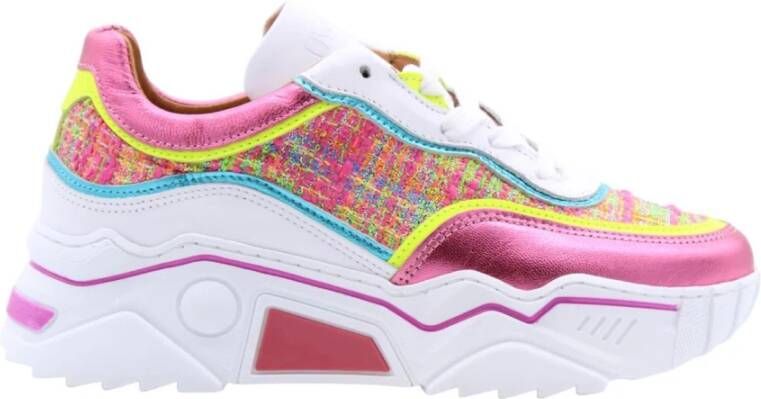 Dwrs Stijlvolle Mekong Sneakers Pink Dames