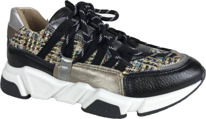 Dwrs Tweed Sneaker Schoenen Multicolor Dames