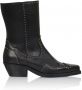 Dwrs Westernlaarzen met gouden studs Black Dames - Thumbnail 2