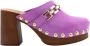 E mia Peep Toe Peep Heel Purple Dames - Thumbnail 2