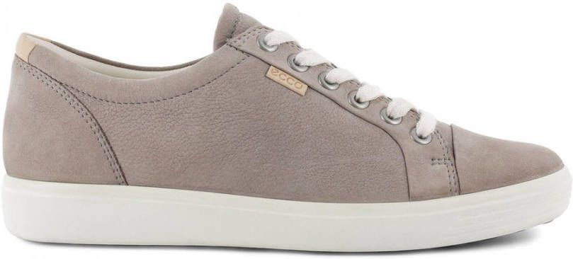 Ecco Grijze Veterschoenen Soft 7 Ladies