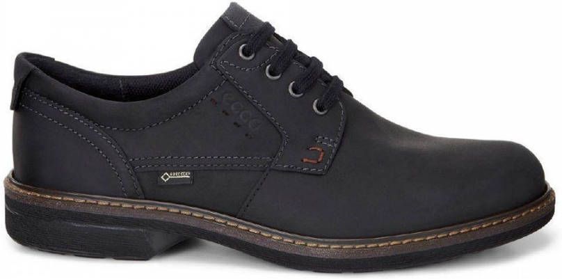 ECCO Turn Heren nubuck Gore-Tex derby schoen Zwart Size: 45 (UK 10.5-11)