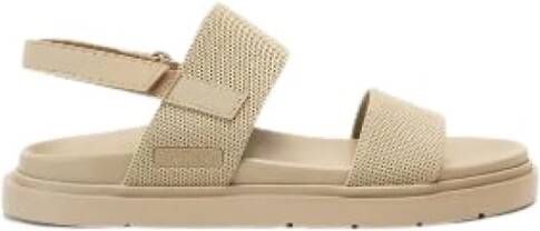 Ecoalf Flat Sandals Beige Dames