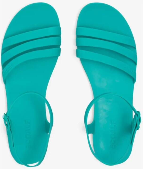 Ecoalf Jelly Sandalen Vegan Rubber Green Dames