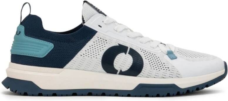 Ecoalf Moderne Mumbai Wit Blauw Sneakers White Heren