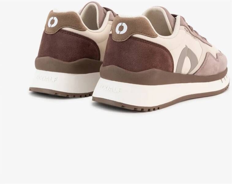 Ecoalf Roze Sicilia Sneakers Brown Dames