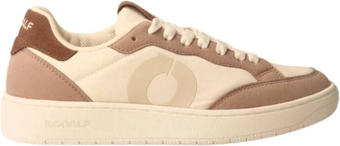 Ecoalf Vegan Sneakers Deiany Wit-Roze Beige Dames