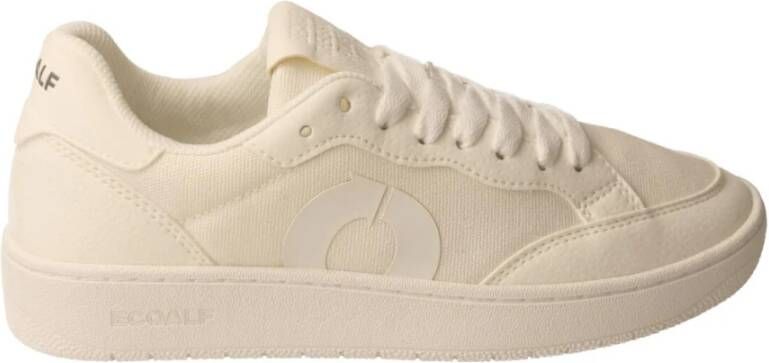 Ecoalf Witte Unisex Sneakers Deia Beige Heren