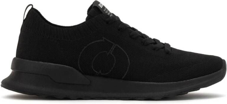 Ecoalf Zwarte Gebreide Vegan Sneakers Black Dames