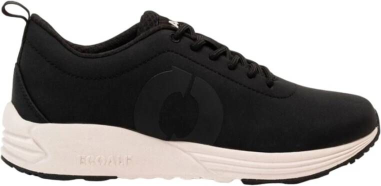 Ecoalf Zwarte Textiel Sportieve Sneakers Vrouwen Black Dames