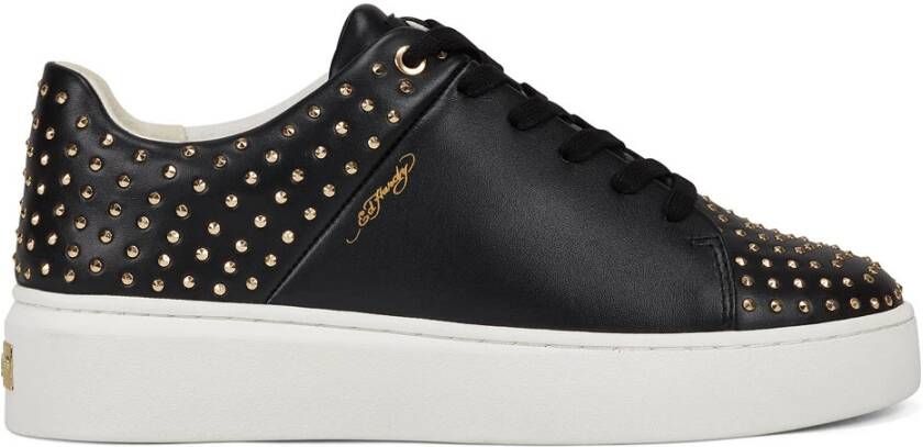 Ed Hardy Trendy Mode Sneakers Black Dames