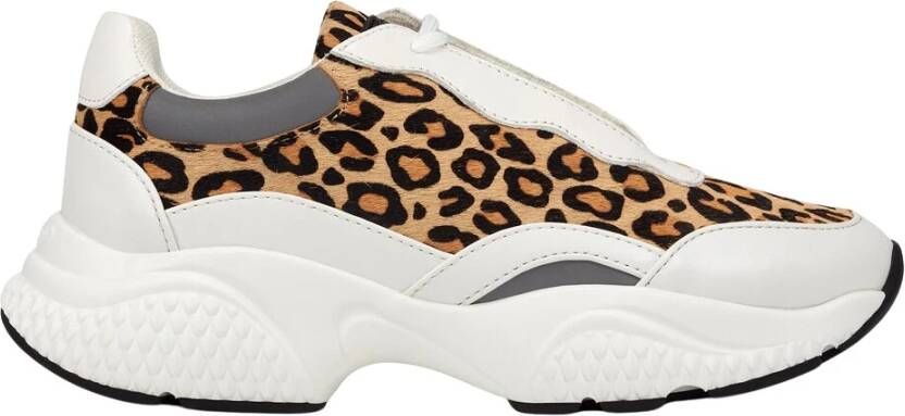 Ed Hardy Sneakers Insert runner-wild white leopard