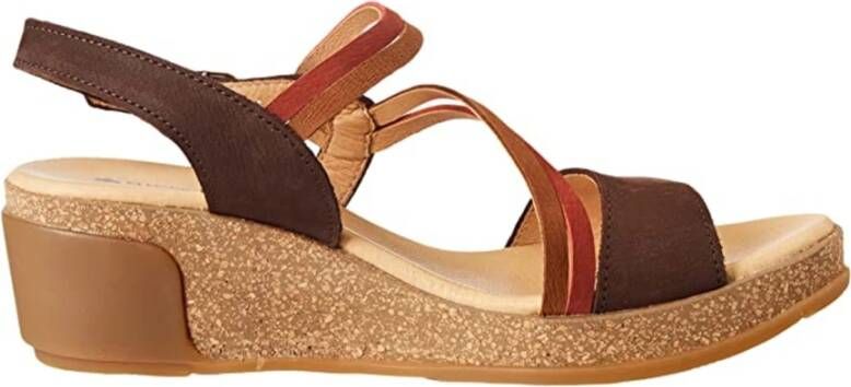 El Naturalista Bruine Sandalen Brown Dames