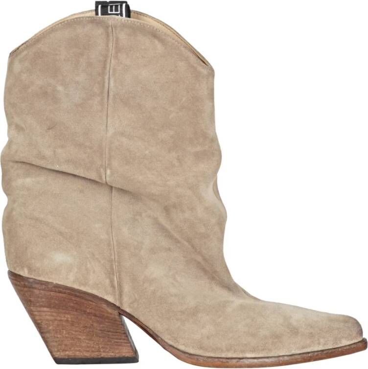 Elena Iachi Ankle Boots Beige Dames