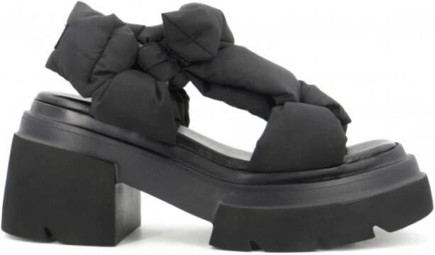 Elena Iachi Flat Sandals Black Dames