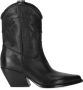 Elena Iachi Zwarte Texaanse Cowboy Enkellaars Black Dames - Thumbnail 1