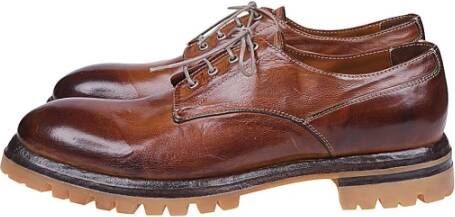 Eleventy Buffel Leren Derby Schoen Brown Heren