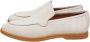 Eleventy Zachte Suede Mocassinschoenen White Heren - Thumbnail 1