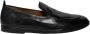 Elia Maurizi Zwarte leren loafer Lichtgewicht structuur Black Heren - Thumbnail 1