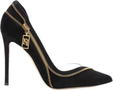 Elisabetta Franchi Elegante Decollete Schoenen Black Dames